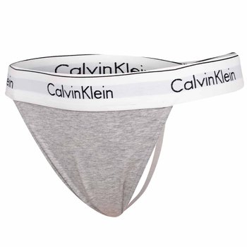 Calvin Klein Majtki Damskie Stringi Thong Gray 000Qf7013E P7A Xs - Calvin Klein