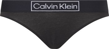 CALVIN KLEIN MAJTKI STRINGI DAMSKIE THONG BLACK 000QF6774E UB1 L - Calvin Klein