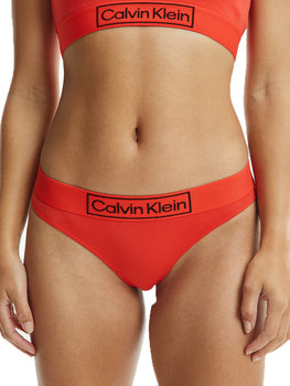 Calvin Klein Majtki Stringi Damskie Thong Red 000Qf6774E Xm9  Xs - Calvin Klein