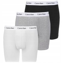 Calvin Klein Męskie Bokserki CK Majtki z gumką 3 PAK Low Rise Trunk r. M