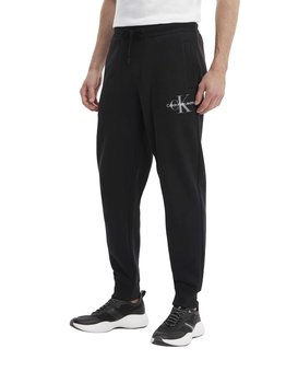 Calvin Klein Męskie Spodnie Dresowe Monologo Hwk Pant Black J30J320899 Beh  L - Calvin Klein