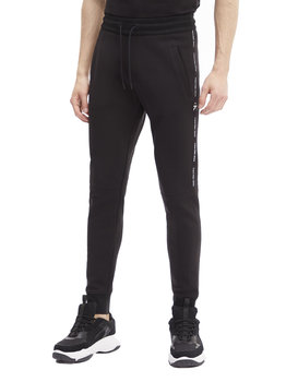 CALVIN KLEIN MĘSKIE SPODNIE DRESOWE REPEAT LOGO HWK PANT BLACK J30J319652 BEH XL - Calvin Klein