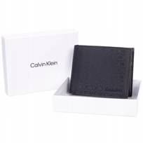 Calvin klein portfel męski elevated bifold czarny Calvin Klein