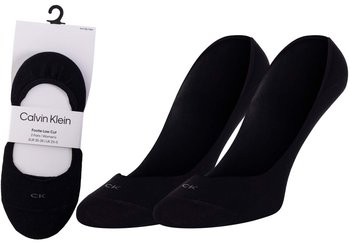 CALVIN KLEIN SKARPETKI STOPKI 2 PARY BLACK 701218767 001 - Rozmiar: 35-38 - Calvin Klein