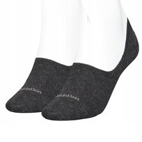 Calvin Klein Skarpety Męskie Footie Mid Cut Liner (zestaw 2 Sztuk) (38/42 / Szary) Calvin Klein
