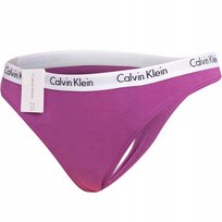 Calvin Klein Stringi Damskie Majtki Fioletowe R.Xs Calvin Klein