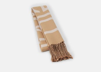 Calvin Klein Szal K60K607322 one size Fringes Scarf 65X195 - Calvin Klein