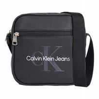 Calvin klein torba listonoszka monogram soft sq camera bag 18 czarna Calvin Klein
