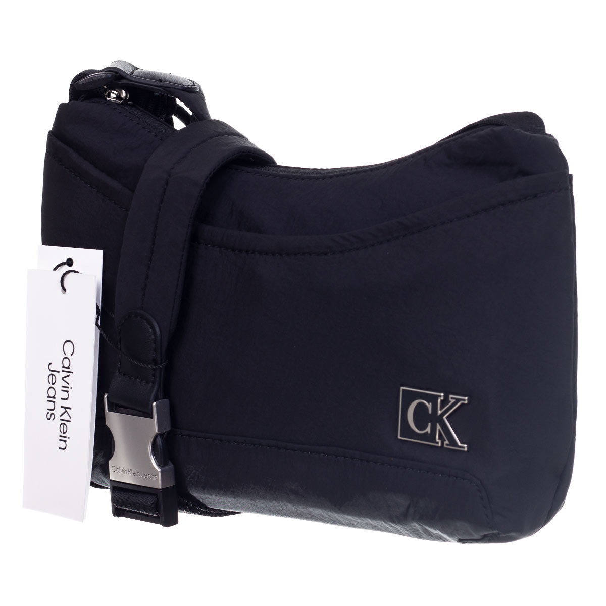 Calvin Klein Feminine Nylon Shoulder Bag Black K60K608955 BDS
