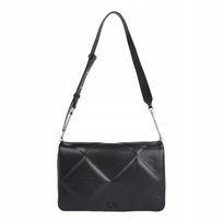 Calvin klein torebka damska quilt large shoulder bag czarna Calvin Klein