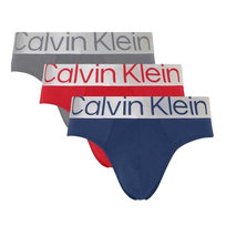 Calvin Klein Zwykłe Slipy Męskie (zestaw 3 Sztuk) (S (52-55 Cm) / Granatowy) Calvin Klein