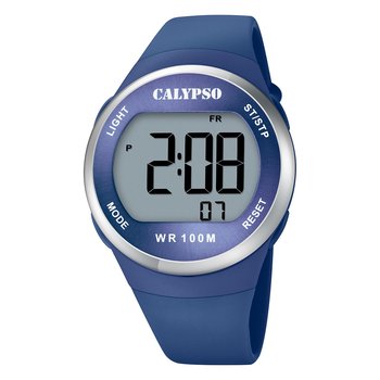 Calypso męski młodzieżowy cyferblat K5786/3 plastikowy zegarek na rękę niebieski UK5786/3 - Calypso