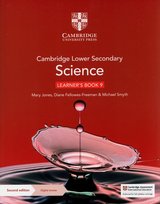 Cambridge Lower Secondary Science Learner's Book 9 with Digital Access (1 Year) Diane Fellowes-Freeman, Michael Smyth, Jones Mary