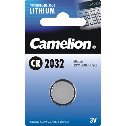 Camelion - CR2032 Pile Lithium 3V - Boite de 10 blisters Camélion