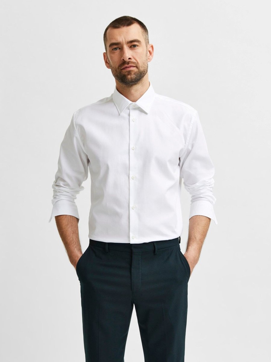 Boss Camicia 50469378 Bianco Regular Fit