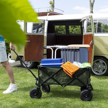 Campart Travel Składany wózek Frejus, zielony, 90,5x48x55,5 cm - Campart Travel
