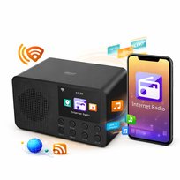 Camry CR1918 Radio Internetowe - Nowoczesne zarządzanie muzyką i informacjami, Bluetooth 5.3, Wi-Fi, Wyświetlacz TFT 2,4 cala Camry