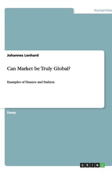 Can Market be Truly Global? - Lenhard Johannes