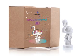 Candellana, Kolorowanka z flamingiem 3D - Candellana