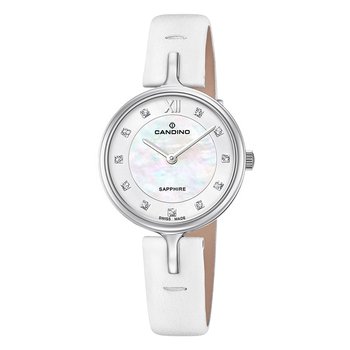 Candino zegarek damski skórzany biały Candino Elegance UC4648/3 - Candino