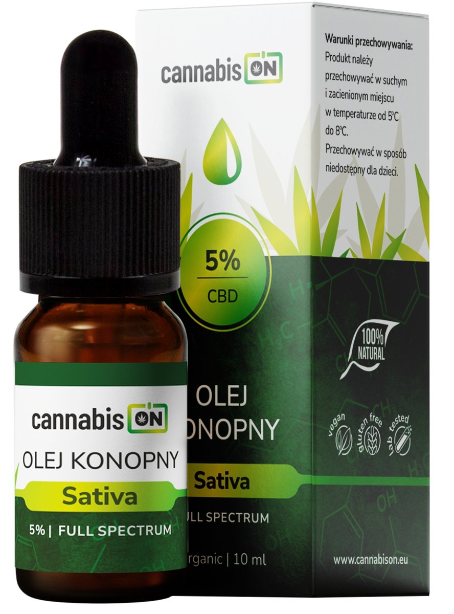 Cannabis On Olejek Konopny Cbd 5 Full Spectrum Certyfikat Sklep Empikcom 