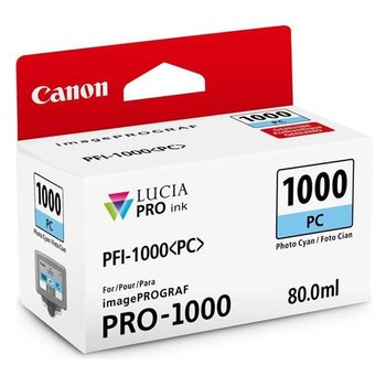 Canon oryginalny ink / tusz 0550C001, cyan, 5140s, 80ml, PFI-1000PC, Canon imagePROGRAF PRO-1000 - Canon