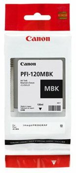 Canon oryginalny ink / tusz PFI120MBK, matte black, 130ml, 2884C001, Canon TM-200, 205, 300, 305 - Canon