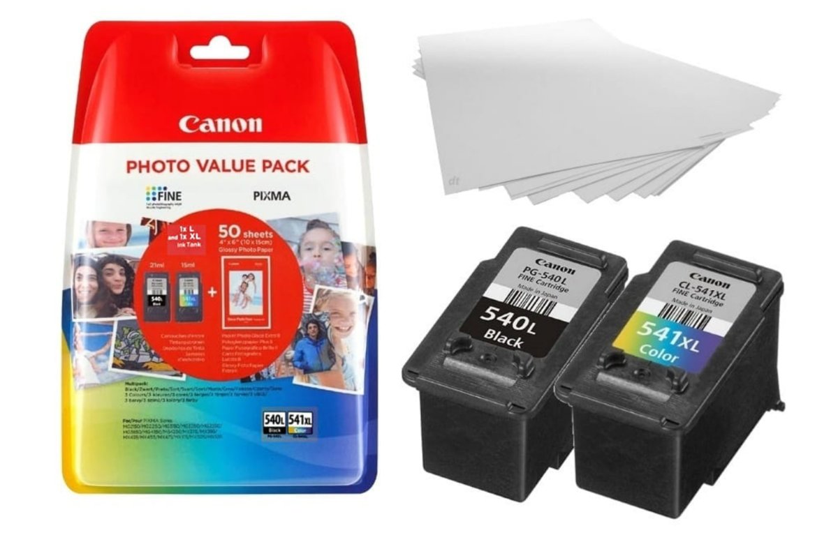 Canon PG-540XL/CL-541XL 50x Photo Paper Value Pack