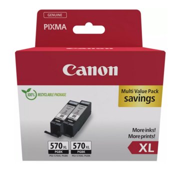 Canon PGI-570BK XL (0318C010) dwupak photo black - Canon