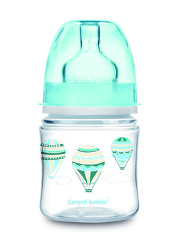 Canpol Babies, Easy Start, Butelka szeroka, antykolkowa, 120 ml, In the Clouds - Canpol Babies
