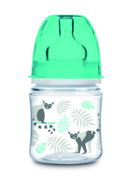 Canpol Babies, Easy Start, Butelka szeroka, antykolkowa, 120 ml, Jungle - Canpol Babies