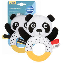 Canpol babies Gryzak sensoryczny z grzechotką BabiesBoo Panda