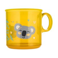 CANPOL BABIES Kubek antypoślizgowy z uchem 170ml EXOTIC ANIMALS żółty