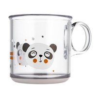 CANPOL BABIES Kubek antypoślizgowy z uchem EXOTIC ANIMALS 170ml transparen.