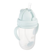 Canpol babies, Kubek niekapek z rurką i odważnikiem 6m+, zielony, 270 ml