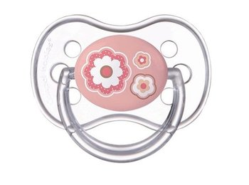 Canpol Babies, Newborn Baby, Smoczek uspokajający, symetryczny, 0-6m, Różowy - Canpol Babies