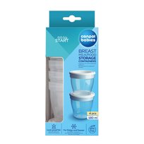Canpol babies, Pojemniki do przechowywania mleka i pokarmu, 180 ml, 4 szt.