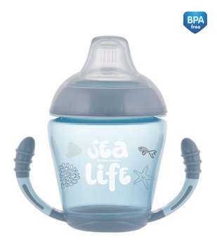 Canpol Babies, Sea Life, Kubek niekapek, silikonowy, Szary, 230 ml - Canpol Babies
