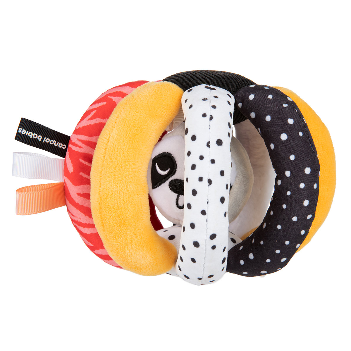 Фото - Інтерактивні іграшки Canpol Babies sensoryczna piłka z grzechotką i piszczkiem BabiesBoo 