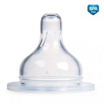 Canpol, Easy Start, Smoczek silikonowy do butelki szerokiej, kaszka, 2 szt. - Canpol Babies
