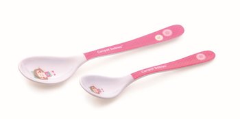Canpol, Toys, Łyżki melaminowe, Różowe, 2 szt. - Canpol Babies