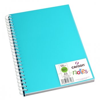 Canson, Notes A5, 50 kartek, gładki, niebieski - Canson