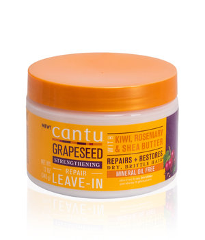 Cantu, Grapeseed Repair Leave-in, Odżywka bez spłukiwania z kiwi, rozmarynem i masłem shea - Cantu