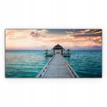 Canvas do sypialni 120x60 Malediwy Zachód Słońca - Inny producent