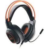 CANYON Słuchawki nauszne Nightfall GH-7 gamingowe dźwięk przestrzenny 7.1 Czarno-pomarańczowe - Canyon