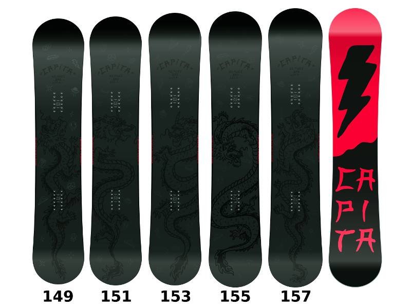 スノーボード CAPITA サンダースティック151 20-21 CAPiTA(ｷｬﾋﾟﾀ