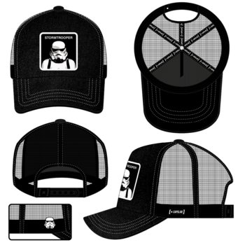 Capslab, Czapka z daszkiem trucker Stormtrooper, CL/STT3/1/CAS/BLA, Czarna - capslab