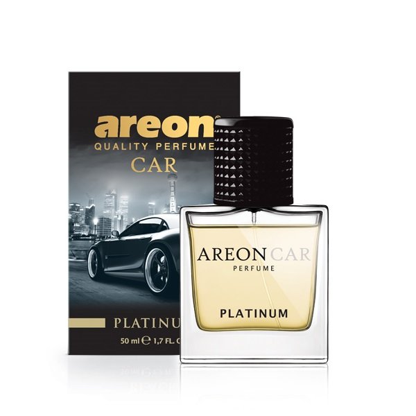 Zdjęcia - Odświeżacz powietrza do samochodu Areon Car Perfume Glass perfumy do samochodu Platinum 50ml 