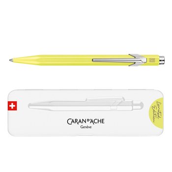 Caran D'ache, Długopis 849 w pudełku, Neonowy Żółty - CARAN D'ACHE