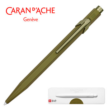 Caran D'ACHE, Długopis w pudełku 849 Claim Your Style Ed3, zielony - CARAN D'ACHE